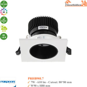 Đèn Spotlight Âm Trần Paragon PRHB90L7 7w