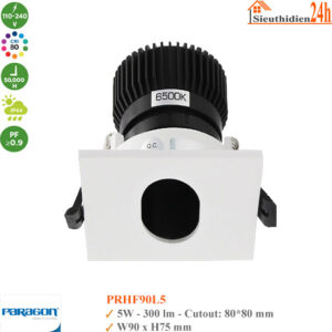 Đèn Spotlight Âm Trần Paragon PRHF90L5 5w