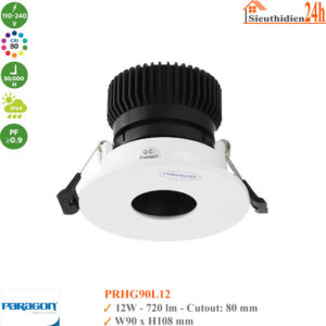 Đèn Spotlight Âm Trần Paragon PRHG90L12 12w