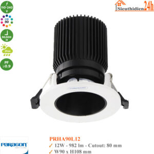 Đèn Spotlight Âm Trần Paragon PRHA90L12 12w