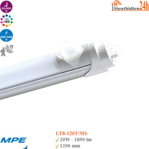 Bộ Đèn Led Tube Cảm Biến Chuyển Động MPE LT8-120T/MS 20w 1.2m
