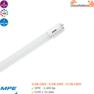 Bóng Đèn Led Tube MPE GT8-120 18w 1.2m