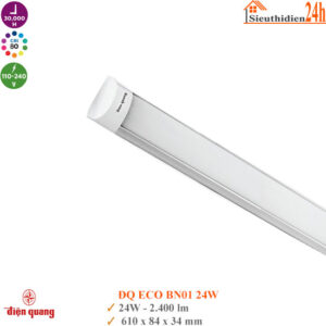 Đèn Bán Nguyệt Điện Quang ĐQ ECO BN01 24W 0.6m