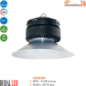 Đèn Led Nhà Xưởng Highbay Duhal SDRP080 80w
