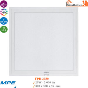 Đèn Led Panel MPE FPD-3030 20w 300x300