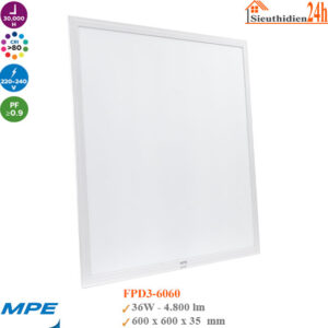 Đèn Led Panel MPE FPD3-6060 36w 600x600