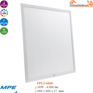 Đèn Led Panel MPE FPL2-6060 20w 600x600