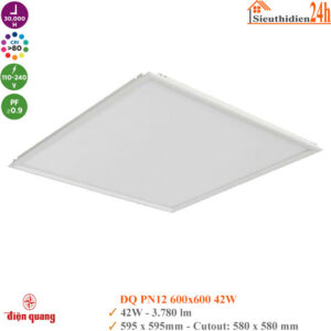 Đèn Led Panel Tấm Điện Quang ĐQ PN12 600x600 42W