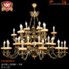 Đèn Chùm Đồng Euroto CD-322/20+5