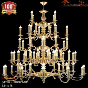 Đèn Chùm Đồng Euroto CD-328/78