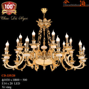 Đèn Chùm Đồng Euroto CD-335/20