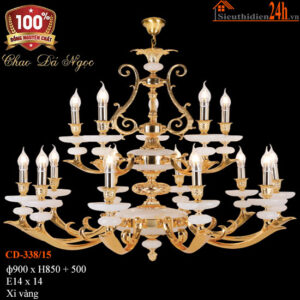 Đèn Chùm Đồng Euroto CD-338/15