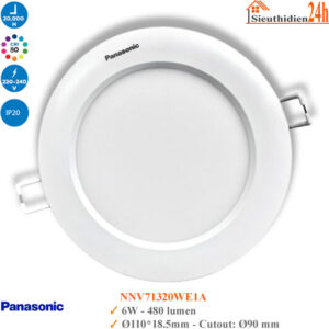 Đèn Led Âm Trần Panasonic 6w EZ-P NNV71320WE1A