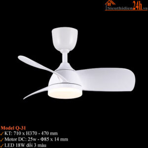 Quạt Đèn Trần Euroto Model-Q31