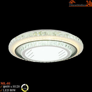 Đèn LED Ốp Trần Euroto ML-01 80w