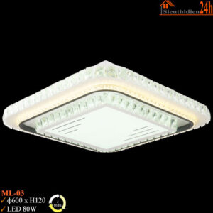 Đèn LED Ốp Trần Euroto ML-03 80w
