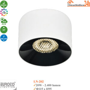 Đèn Ống Bơ Chống Chói Euroto LN-202 20w
