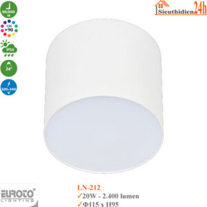 Đèn Lon Nổi Chống Chói Euroto LN-212 20w