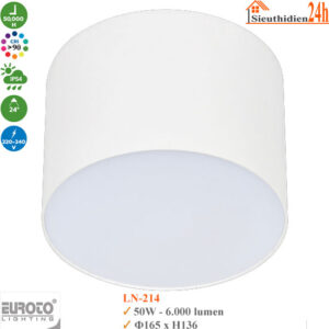 Đèn Lon Nổi Chống Chói Euroto LN-214 50w