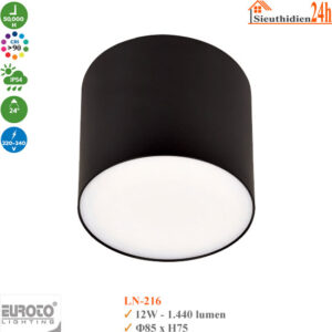 Đèn Lon Nổi Chống Chói Euroto LN-216 12w