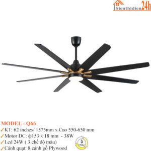 Quạt Đèn Trần Euroto Model-Q66