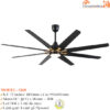 Quạt Đèn Trần Euroto Model-Q68 Quạt Đèn Trần Euroto Model-Q68