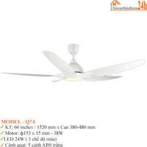 Quạt Đèn Trần Euroto Model-Q74