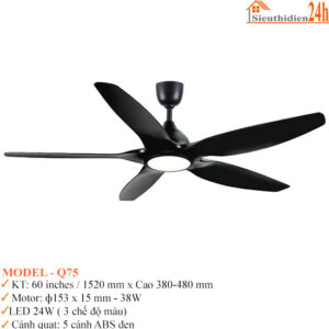 Quạt Đèn Trần Euroto Model-Q75