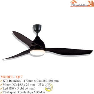 Quạt Đèn Trần Euroto Model-Q17