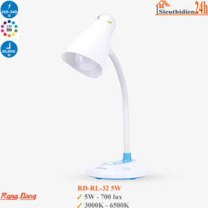 Đèn Bàn LED Rạng Đông RD-RL-32 5W