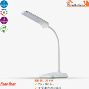 Đèn Bàn LED Cảm Ứng Dim Rạng Đông RD-RL-36 6W