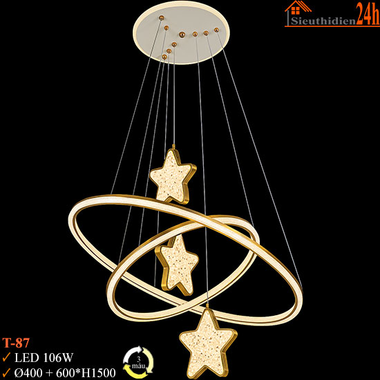 Đèn Thả Trần Đổi Màu Euroto T-87 Đèn Thả Trần Đổi Màu Euroto T-87
