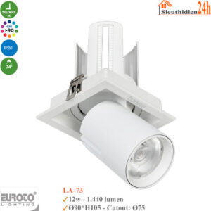 Alternative view of Đèn Spotlight Âm Trần Euroto LA-83 12w