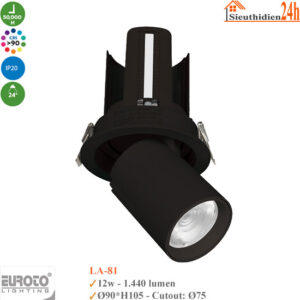 Alternative view of Đèn Spotlight Âm Trần Euroto LA-71 12w