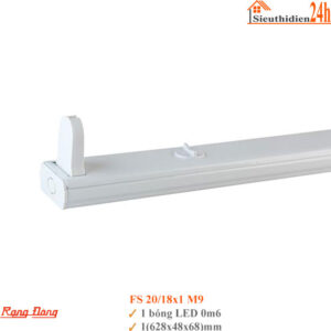 Máng Đèn Led Tuýp 0m6 Rạng Đông FS 20/18x1 M9