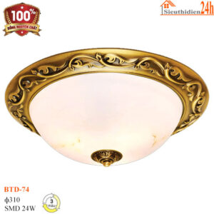 Đèn Ốp Trần Đồng Euroto BTD-74
