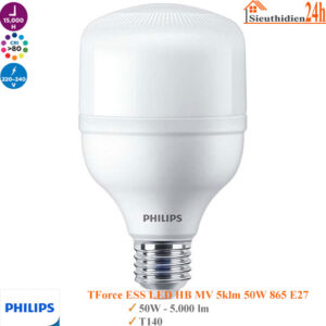 Bóng đèn Led Tròn Philips 50w TForce ESS LED HB MV 5klm 865 E27