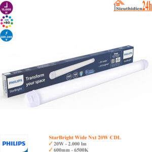 Bóng Đèn LED Bán Nguyệt 60cm Philips StarBright Wide Nxt 20W CDL