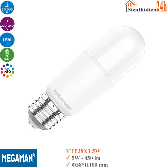 Bóng đèn Led Stick Megaman YTP38X1 5W