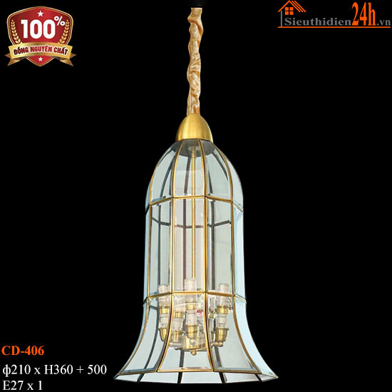 Đèn Thả Trần Cổ Điển Euroto CD-406