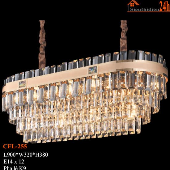 Đèn Chùm Pha Lê Euroto CFL-255