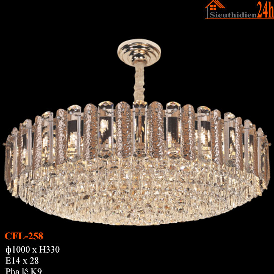Đèn Chùm Pha Lê Euroto CFL-258