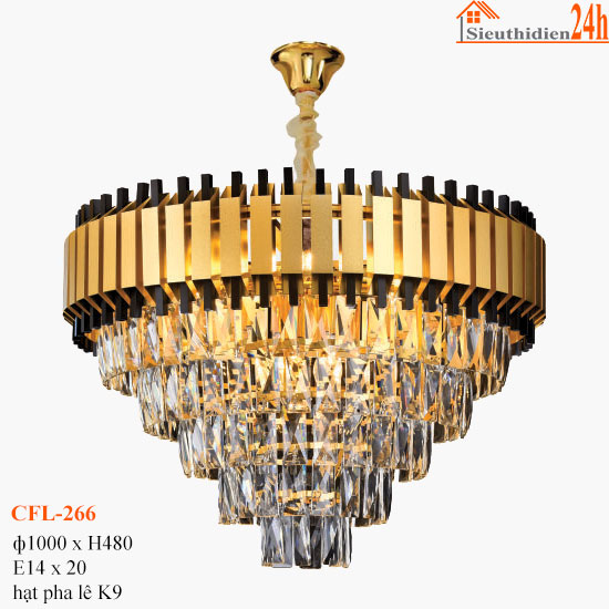 Đèn Chùm Pha Lê Euroto CFL-266