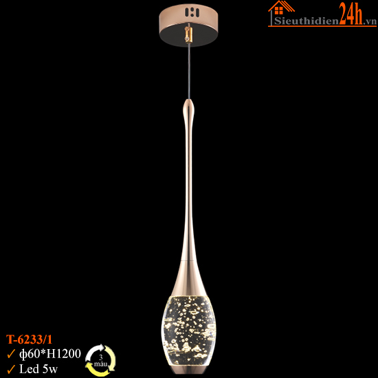 Đèn Thả Pha Lê Euroto T-6233/1