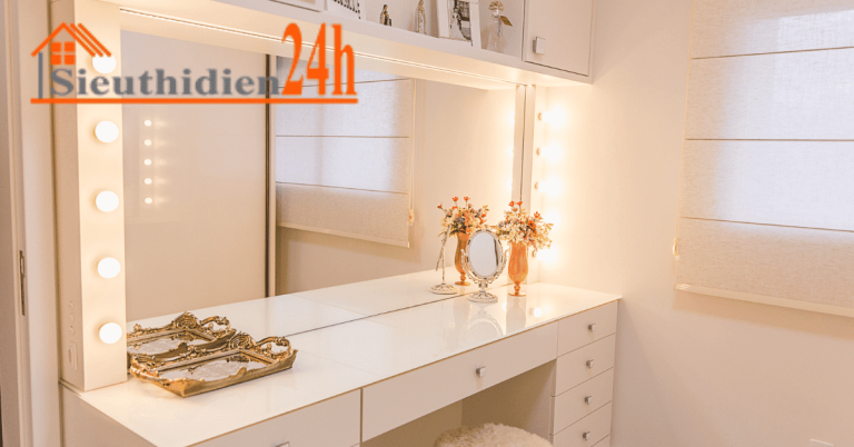 Đèn Bàn Trang Điểm Và Những Lưu Ý Khi Lắp Đặt