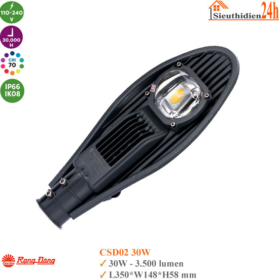 Đèn Đường LED Rạng Đông CSD02 30W