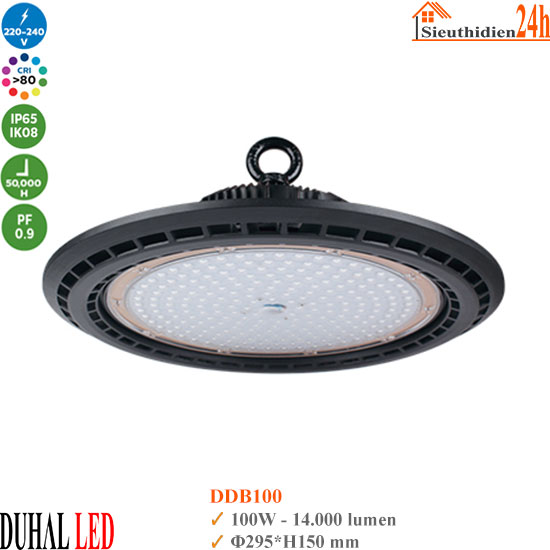 Đèn Led Highbay Duhal DDB100 100W
