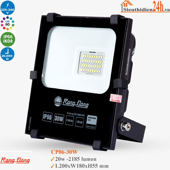 Đèn Pha Led Rạng Đông CP06 30W