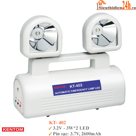Đèn Sạc Chiếu Sáng Khẩn Cấp KenTom KT- 402