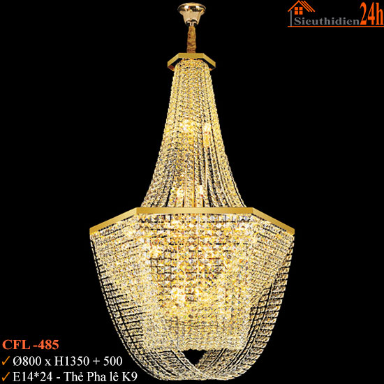 Đèn Chùm Pha Lê Euroto CFL-485
